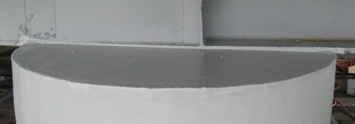 MADCON SCR Type 1 Repair FRP with Epoxy Grout with Carbon Fiber Finish Coat of Paint