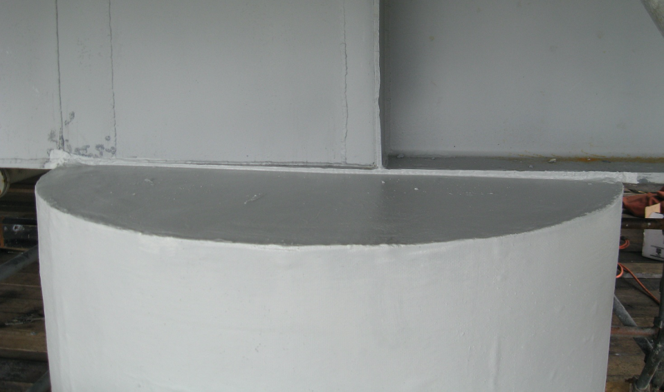 MADCON SCR Type 1 Repair (FRP with Epoxy Grout ) with Carbon Fiber & Finish Coat of Paint MADCON SCR Type 1 Repair (FRP with Epoxy Grout ) with Carbon Fiber & Finish Coat of Paint