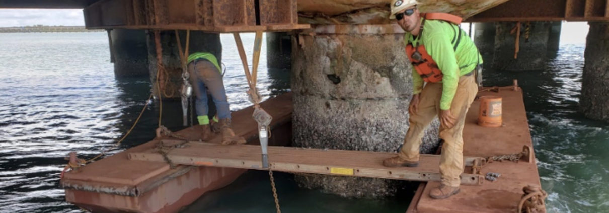 Structural Repairs to Jetty Pilings