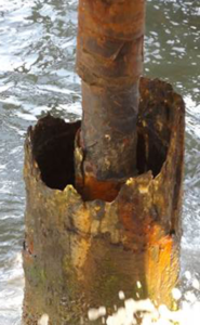 Corroded Conductor and Surface Casing Corroded Conductor and Surface Casing