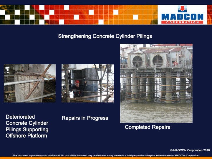 Concrete Cylinder Pilings