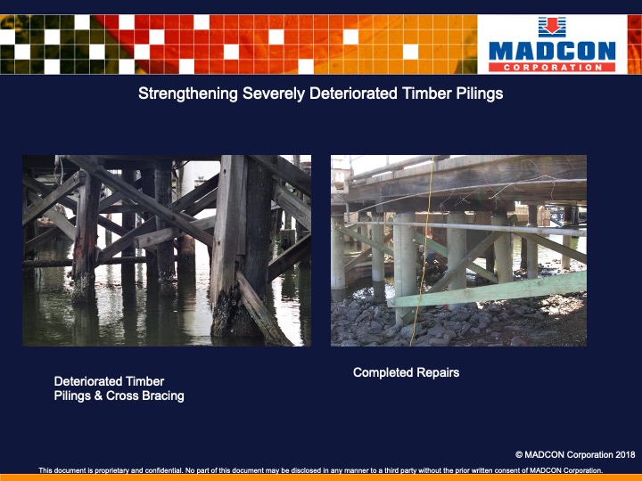 Streghtening of Deterioated Timber Pilings