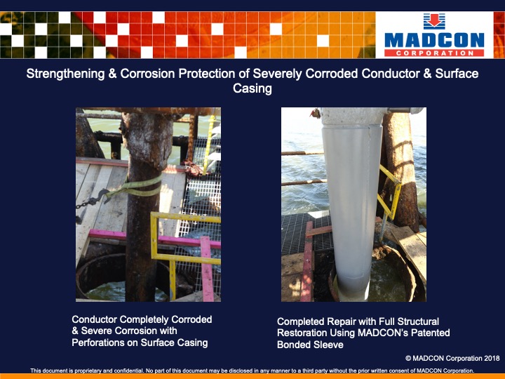 Strengthening & Corrosion Protection of Severely Corroded Conductor & Surface Casing 2