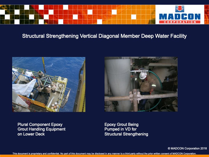 Structural Strengthening Vertical Diagonal Member Deep Water Facility